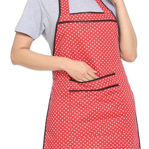 Adjustable Neck Strap Premium Cotton Kitchen Apron with Large Front Pockets Waist Type for <b>Cooking</b> Baking Grilling - Product Image 2