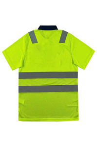 Men's Hi <b>Vis</b> Reflective Safety <b>T</b> <b>Shirt</b> Construction Work Wear Short Sleeve Polo <b>Shirt</b> Men's Polo <b>Shirts</b> - Product Image 2