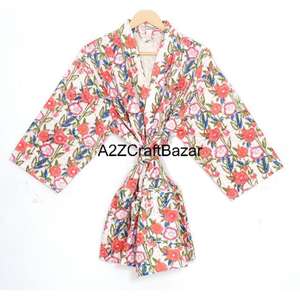 Vestido Casual Ligero, Ecológico, Lavable, de Algodón Puro, Cuello en V, Estilo Túnica Midi, con Borlas, Estampado Floral Bohemio, Manga Corta - Product Image 6