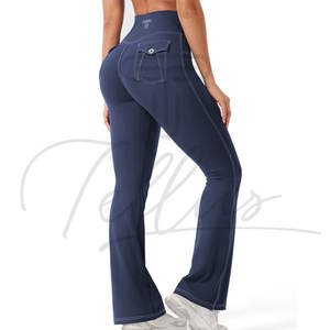 Leggings Deportivos de Cintura Alta Elástica, Secado Rápido, de Spandex/Nailon, Hechos a Medida, para Mujer, Gimnasio, 2026 - Product Image 5