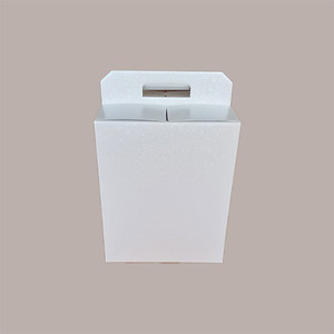 10 Uds. Esferas de cartón gráficas blancas soporte de Panettone medio botella maleta caja de regalo de Navidad para decoraciones navideñas - Product Image 3