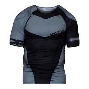 Hombres Personalizable Logo MMA Rashguard para No Gi Grappling Jiu Jitsu BJJ Logotipo Personalizado - Product Image 1