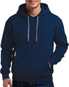 Pull à capuche à logo personnalisé pour hommes 420 GSM sweat-shirt à manches longues en molleton de coton coupe surdimensionnée chaud brossé intérieur uni - Product Image 4