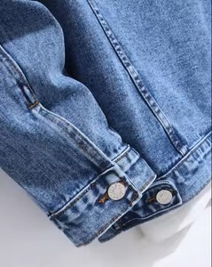 High Quality Pakistan Made Men's <b>Denim</b> <b>Jacket</b> Anti-Wrinkle Breathable & <b>Lightweight</b> Double Tone-Fulfilled Customer Demands - Product Image 5