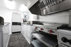 Fourgon de travail de 20 pieds, remorque de camion alimentaire, snacks en fibre de verre en acier inoxydable, hot-dogs, crème glacée, bonbons, chips, restauration rapide - Product Image 2