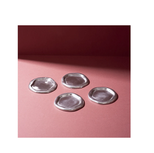 Sous-verre en aluminium personnalisé et ustensiles de cuisine et restaurants Sous-verre en acier inoxydable fait à la main forme ronde - Product Image 2