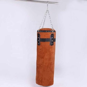 Leather Made <b>Boxing</b> <b>Punching</b> <b>Bags</b> 2025 Custom Design Sands Filled Heavy Duty Best Quality for Online Sale - Product Image 3