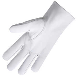 Master Mason Blue Lodge Guantes Cuero blanco puro 2025 Masonic Regalia Freemasons Guantes OEM con servicio - Product Image 4