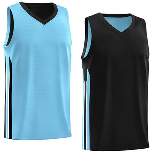 Camiseta de Baloncesto Reversible al por Mayor, Multicolor, Popular, en Blanco, para Diseño de Equipos, Logotipo Personalizado, Chaleco Deportivo de Baloncesto - Product Image 4