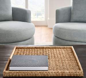 Superior 100% Handwoven <b>Twisted</b> Seagrass Serving Tray for Decoration Hot Trend with Elegant Design Best Wholesale From Vietnam - Product Image 5