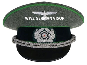 Gorro de Esquí Alemán M43 de la Segunda Guerra Mundial, ZIWA INTERNATIONAL, Bordado a Mano, Diseño a Cuadros Dibujado a Mano, Informal, para Exteriores, Cuatro Estaciones, Unisex, 100% - Product Image 3