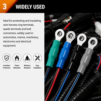 Funda Protectora de PVC para Terminales de Cable, Cubierta Aislante para Conectores de Cableado, con Característica Ignífuga e Impermeable