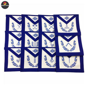 2023 Delantal de cuero de aprendiz/candidato masónico de bajo precio al por mayor - Product Image 3