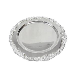 จานรองอาหารทรงกลม ลายโมเสก สำหรับเสิร์ฟผลไม้ ทำจากสแตนเลสคุณภาพสูง งานแฮนด์เมด เหมาะสำหรับใช้เสิร์ฟอาหาร - Product Image 3