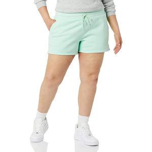 Pantalones cortos de cintura elástica para mujer con bolsillos para el estilo de verano con tela cómoda y que absorbe la humedad - Product Image 5