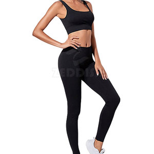 Conjunto de Yoga para mujer, conjunto de Yoga sin costuras de alta calidad para mujer, a la venta, talla grande 2025, transpirable - Product Image 1