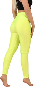 Pantalones de yoga para mujer de cintura alta con logotipo personalizado, mallas ecológicas y transpirables para deportes, correr, gimnasio - Product Image 6