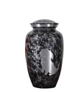 Urna de cremación hecha a mano de aluminio, urnas de recuerdo funerario conmemorativo para adultos para hombres, mujeres, niños y ataúd para cenizas - Product Image 1