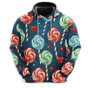 <b>Rainbow</b> Candy 3D Printed Graphic Sweatshirts Fashion Design Pullovers for Men Digital Winter <b>Hoodies</b> Sweets Snack Graphic - Product Image 1