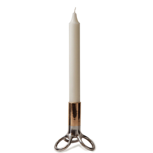 Portavelas de Pilar pulido de acero inoxidable - Product Image 3