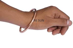 Boutons de manchette en cuivre faits à la main de haute qualité avec finition bicolore pour tenue de travail au prix de gros - Product Image 4