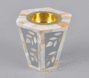 Quemador de Incienso Eléctrico Portátil Hecho a Mano con Incrustaciones de Hueso, Diseño Floral, para Uso en Interiores, Regalo Tradicional Árabe, Fragancias de Oud - Product Image 3