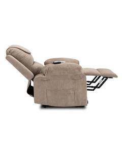 Cheap Electric lift recliner chair Massaging <b>heating</b> lounge <b>seat</b> Faux leather upholstered recliner Modern home lift chair - Product Image 4