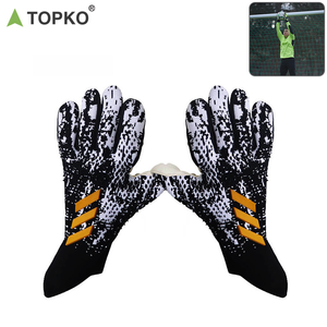 TOPKO Gants <span class=keywords><strong>de</strong></span> <span class=keywords><strong>Gardien</strong></span> <span class=keywords><strong>de</strong></span> But <span class=keywords><strong>de</strong></span> Football <span class=keywords><strong>de</strong></span> Haute Qualité pour Sports <span class=keywords><strong>de</strong></span> Plein Air, Protection des Mains pour Entraînement <span class=keywords><strong>de</strong></span> Football - Product Image 6