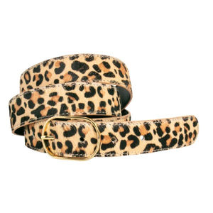 Ceinture en cuir de vache véritable de haute qualité, style décontracté pour hommes et femmes, avec poils de vache sur les ceintures en cuir - Product Image 5