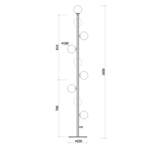 Lampadaire en tissu blanc en forme de champignon pour la décoration intérieure de salon de luxe moderne, élégant, support doré LED pour la maison et le bureau - Product Image 5