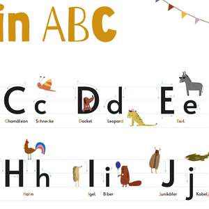 ABC <b>Poster</b> 170g Paper for Wall Decor - Product Image 6