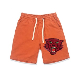 OEM Custom High Quality Cotton Fleece Plain <b>Men's</b> Sweat Joggers Custom <b>Towel</b> Embroidery logo Oversized Sports <b>Shorts</b> - Product Image 1