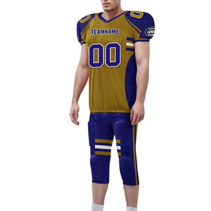 Nuevo Uniforme de Fútbol Americano Sublimado 100% Poliéster al por Mayor, Conjuntos Personalizados de Alta Calidad, Transpirable y Antibacteriano - Product Image 3