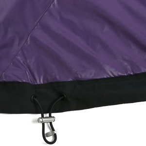 Veste coupe-vent d'extérieur respirante à fermeture éclair et à col montant pour hommes, à poches multiples, en toile, avec patchwork en 3D - Product Image 6