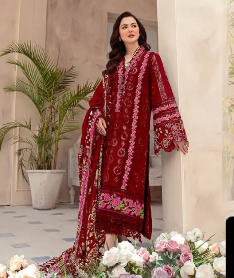 Ultimo Designer Pakistani abito da sposa Georgette Salwar Kameez abito con ricamo sequenza lavoro abito indiano collezione