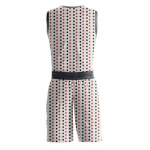 Camisetas de baloncesto personalizadas para hombre, camiseta de baloncesto en blanco impresa, uniforme de baloncesto de malla Reversible para niños y jóvenes - Product Image 2