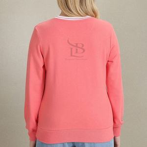 Top de manga larga con diseño corto para mujer, sudadera fácil de vender, la mejor llegada para mujer, Sudadera con capucha y hombros caídos para mujer - Product Image 3