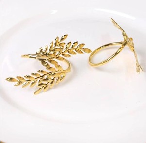 Elegante servilletero de oro real, soporte para anillos, accesorios de cocina, ideas para restaurantes, regalo para un ser querido - Product Image 2