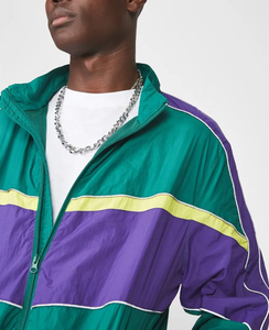 Chaqueta cortavientos con cremallera para hombre, conjunto cortavientos de invierno fino a prueba de viento, conjunto cortavientos de tarifa al por mayor - Product Image 4