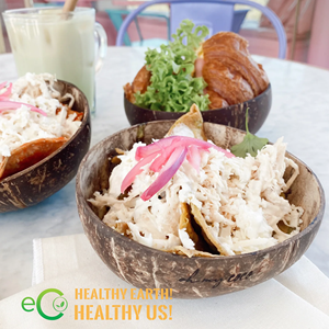 ชามเซรามิกทำจากกะลามะพร้าวเป็นมิตรกับสิ่งแวดล้อมและทนทานทำโลโก้ตามสั่งผลิตจากเวียดนาม - Product Image 4