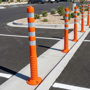 Poteau de signalisation routière flexible 100 x 8 cm (TPU) – Lot de 5 – Barrière de circulation - Product Image 3