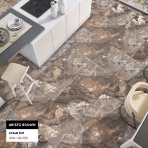 Azulejo impreso Homogenuos High Pixel Designs China Floor For Gaurage. - Product Image 1