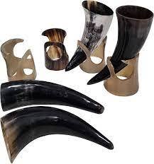 Cuerno vikingo para eventos, cuerno vikingo económico para recreación medieval, artesanía en cuernos vikingos con soporte para cuerno a bajo precio - Product Image 3