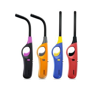 Encendedor de Butano Portátil de Plástico Recargable con Encendido de Pedernal para Chimenea, Fiestas, Barbacoa y Parrilla - Product Image 1