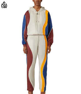 Premium Style Zipper up Windbreaker 2 Piece Set Womens Con bajo precio y alta calidad - Product Image 1