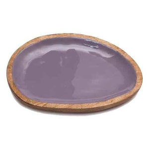 Plateaux de service en bois naturel léger inachevé de haute qualité élégant organisateur de nourriture imbriqué rustique décoratif pour la maison en bois - Product Image 1