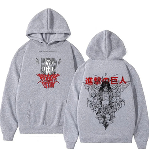 Harajuku-Sweat à capuche pour homme et femme, streetwear, streetwear, imprimé, grande taille - Product Image 3