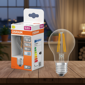 Ampoule LED OSRAM OSR LEDFil E27 6,5W transparente, lot de 6 - Product Image 3