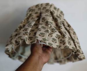 โคมไฟกระดาษ LED แบบพับได้ทำด้วยมือสำหรับตกแต่งบ้านโป๊ะโคมกระดาษสำหรับโคมไฟในกระโปรง Ikat - Product Image 3