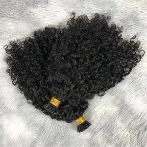 Premium Indian Remy Curly Hair <b>Extension</b> <b>Micro</b>-Link Attachment Chemical Processing None Wholesale Supply Styling Best Price - Product Image 2